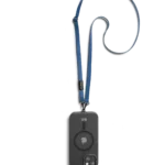 Blue Leatherite Crossbody Phone Lanyard - Strap