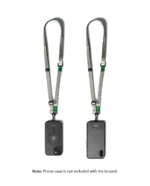 Grey-Green Crossbody Phone Lanyard - Strap