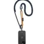 Navy-Orange Crossbody Phone Lanyard - Cord