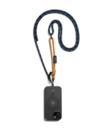 Navy-Orange Crossbody Phone Lanyard - Cord