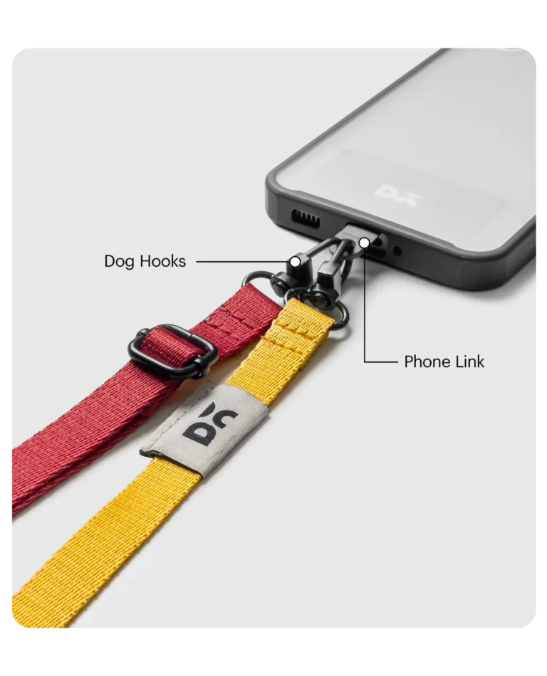 Red-Yellow Crossbody Phone Lanyard - Strap