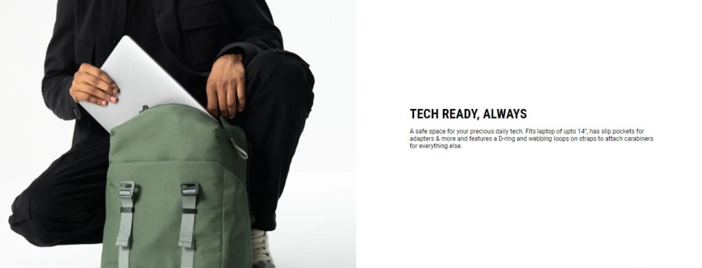 Space Black Taiga Backpack