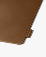 Tan-Brown Snap On Organiser Desk Mat with Cable Holder