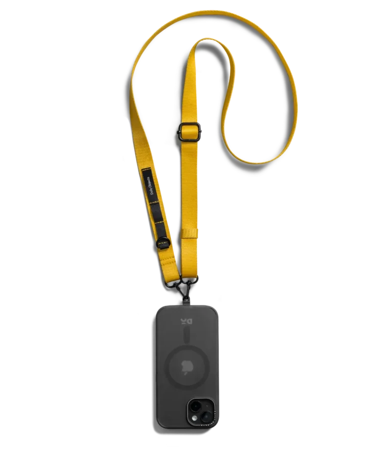Yellow Crossbody Utility Phone Lanyard - Strap