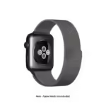 Graphite Magnetic Milanese Loop Apple WatchBand (42/44/45/49mm)