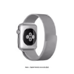 Silver Magnetic Milanese Loop Apple WatchBand (38/40/41mm)