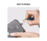 Blue Leatherite Crossbody Phone Lanyard - Strap - Image 8