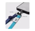 Navy-Sky Crossbody Phone Lanyard - Strap