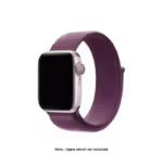 Plum Nylon Loop Apple WatchBand (42/44/45/46/49mm)