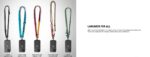 Black Leatherite Crossbody Phone Lanyard - Strap - Image 5