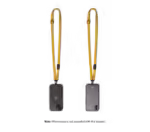 Yellow Leatherite Crossbody Phone Lanyard - Strap