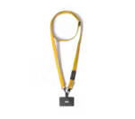 Yellow Leatherite Crossbody Phone Lanyard - Strap