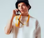 Yellow Crossbody Utility Phone Lanyard - Strap - Image 3