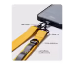 Yellow Crossbody Utility Phone Lanyard - Strap - Image 8