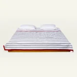 Cloudy Black with Candy Red Muted Layers Dohar
