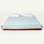 Pearl Green with Candy Red Muted Layers Dohar