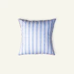 Pale blue Red Muted layers Body Cushion Cover
