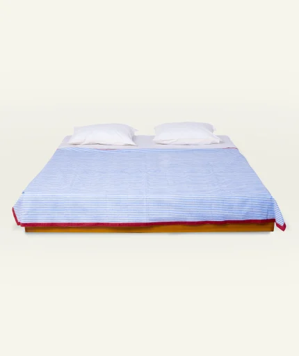 Pale blue Red Silent stripes