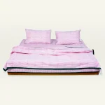 Berry Pink with Pearl Green Pure Stripes Dohar