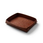 Valet Vegan Leather Tray - Tan