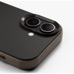 Black-Beige Leatherite MagSafe Phone Case Cover for iPhone 17