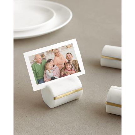 Marble Place Card Holder – Cylinder
