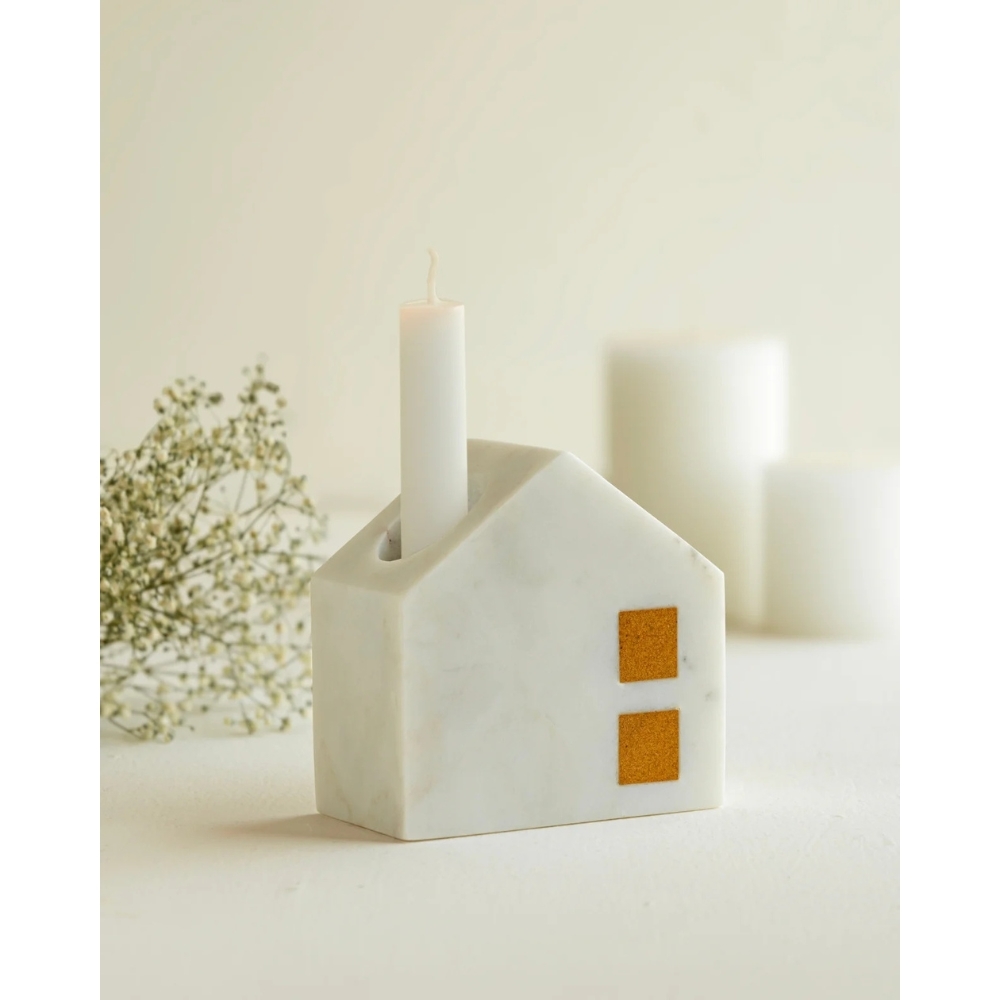 Marble House Pencil Candle Holder Marble House Pencil Candle Holder