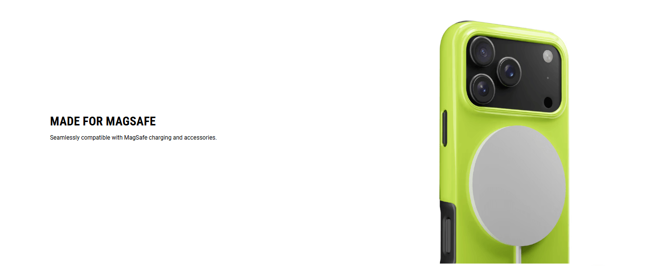 Lime Enamel Bumper MagSafe iPhone 17 Case
