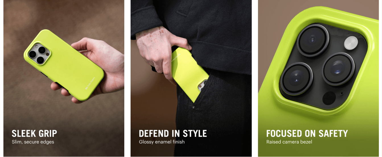 Lime Enamel Bumper MagSafe iPhone 17 Case