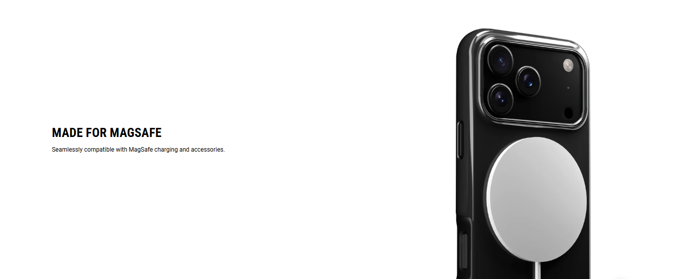 Black Enamel Bumper MagSafe iPhone 17 Case