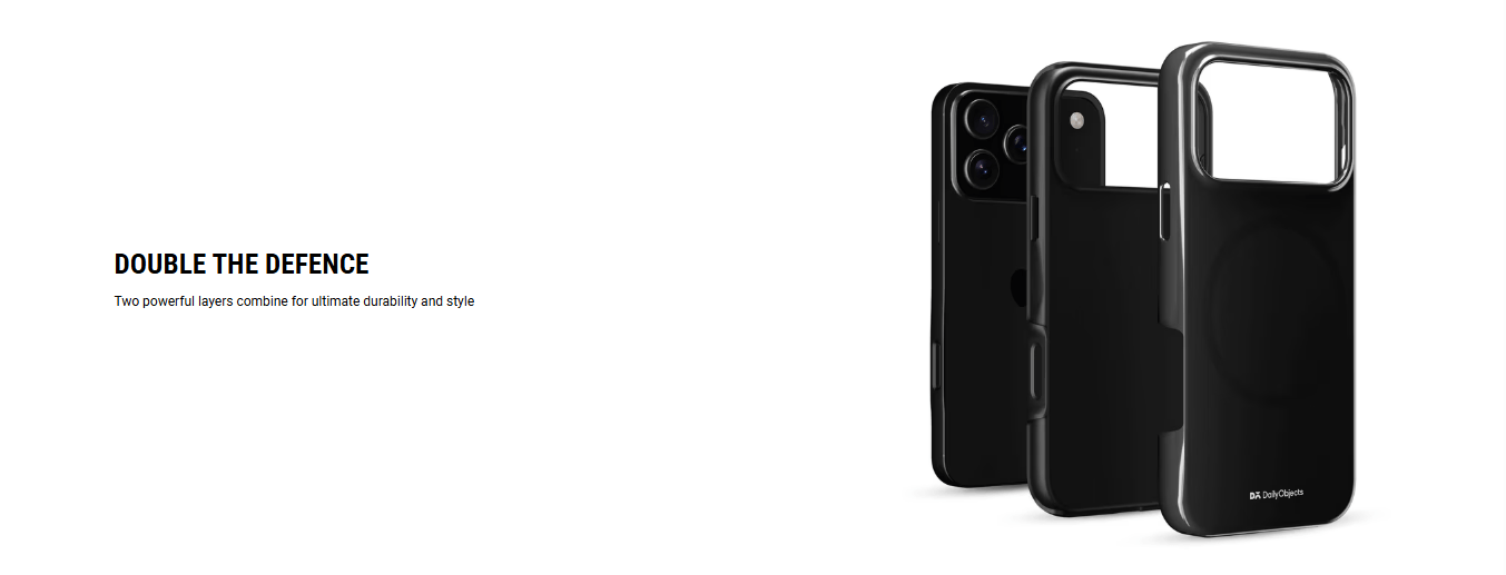 Black Enamel Bumper MagSafe iPhone 17 Case