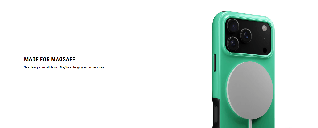 Mint Enamel Bumper MagSafe iPhone 17 Case