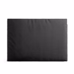 Back view of black ripstop large laptop sleeve flat surface | KlippiK Kuwait