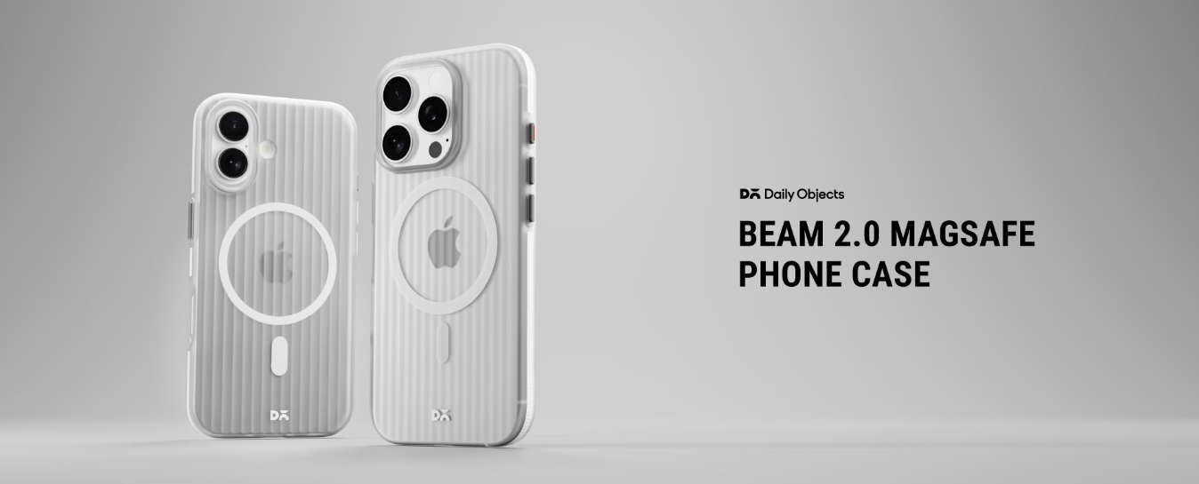 White Beam 2.0 MagSafe Phone Case Cover for iPhone 17
