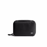 Black Ripstop Vault Tech Organiser - Medium in Black – Back View | KlippiK
