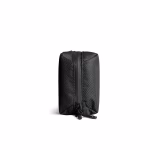 Black Ripstop Vault Tech Organiser - Medium in Black – Side View | KlippiK