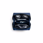 Blue Ripstop Vault Tech Organiser - Small in Blue – Detailed Compartment view | KlippiK