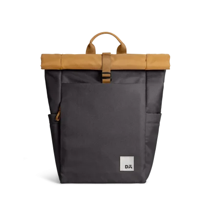 Amber-Charcoal Miles Roll Top Backpack