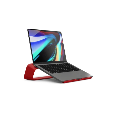 Arete Laptop Stand - Red | Platform Collection | KlippiK Kuwait UAE Saudi
