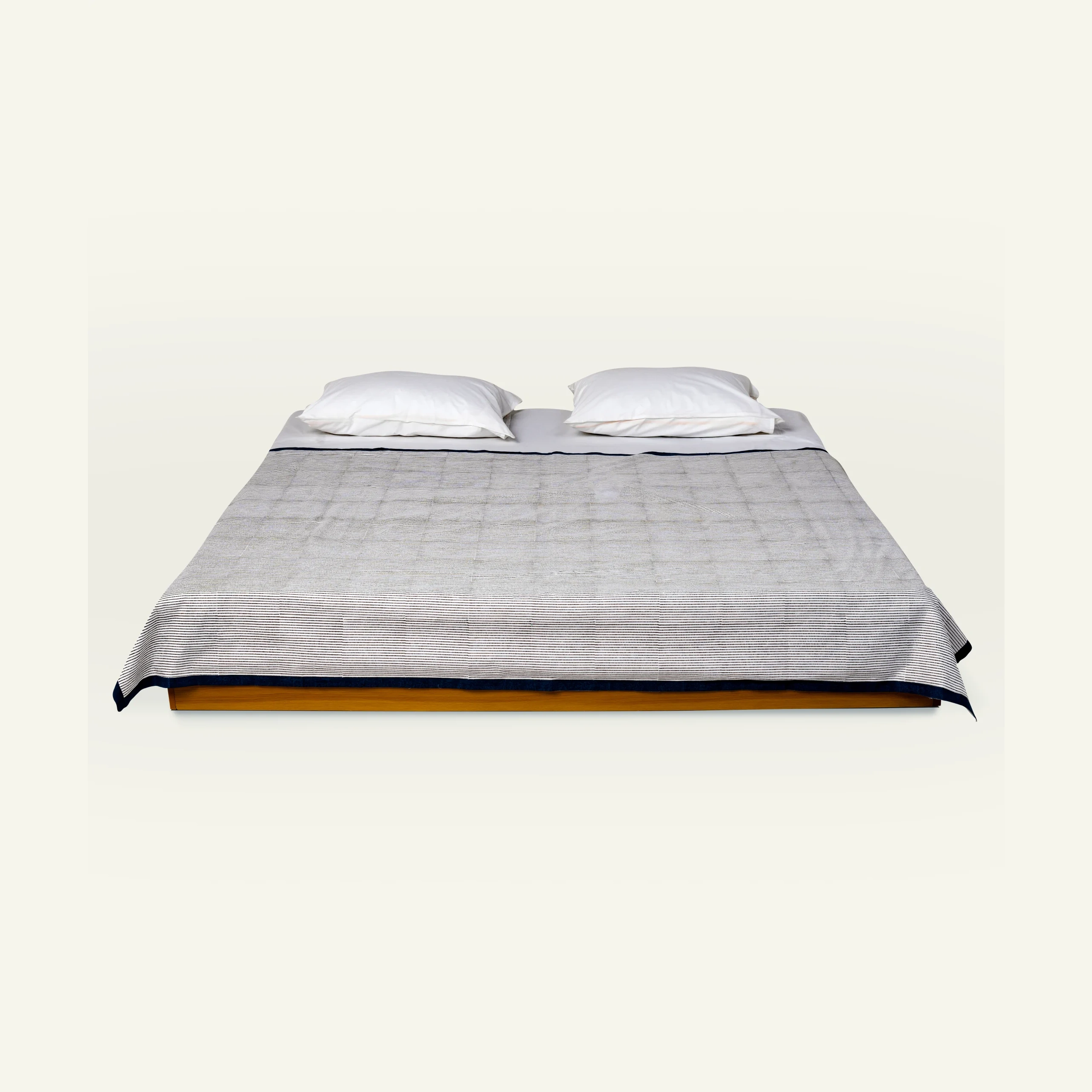 Brown Indigo Pure stripes BlanketDohar 2 copy Brown Indigo Pure stripes BlanketDohar