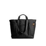 Carbon Black Idyll Tote Bag — lightweight tote with twin shoulder handles, shown on white