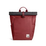 Charcoal-Red Clay Miles Roll Top Backpack
