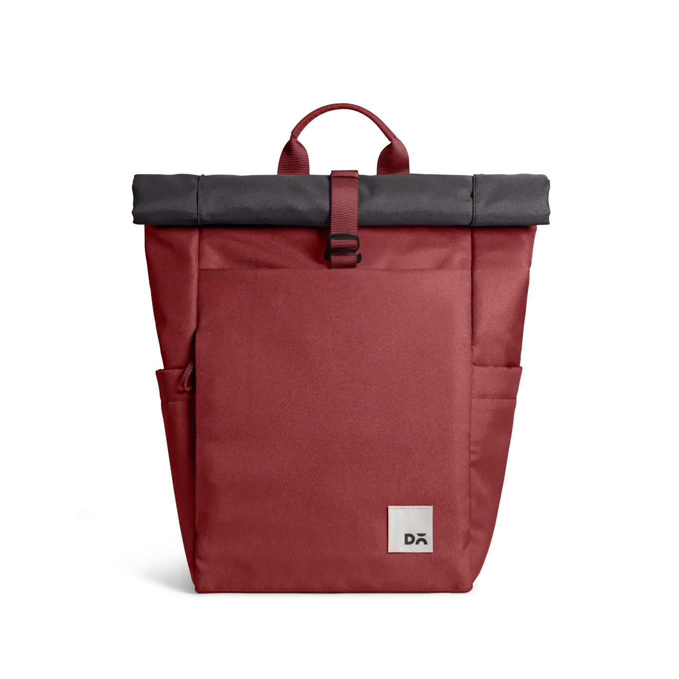 Charcoal-Red-Clay-Miles-Roll-Top-Backpack-vw Charcoal-Red Clay Miles Roll Top Backpack