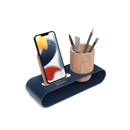Cirque Phone and Pen Stand - Blue Shop Online - Platform Collection | Klippik Kuwait UAE Saudi
