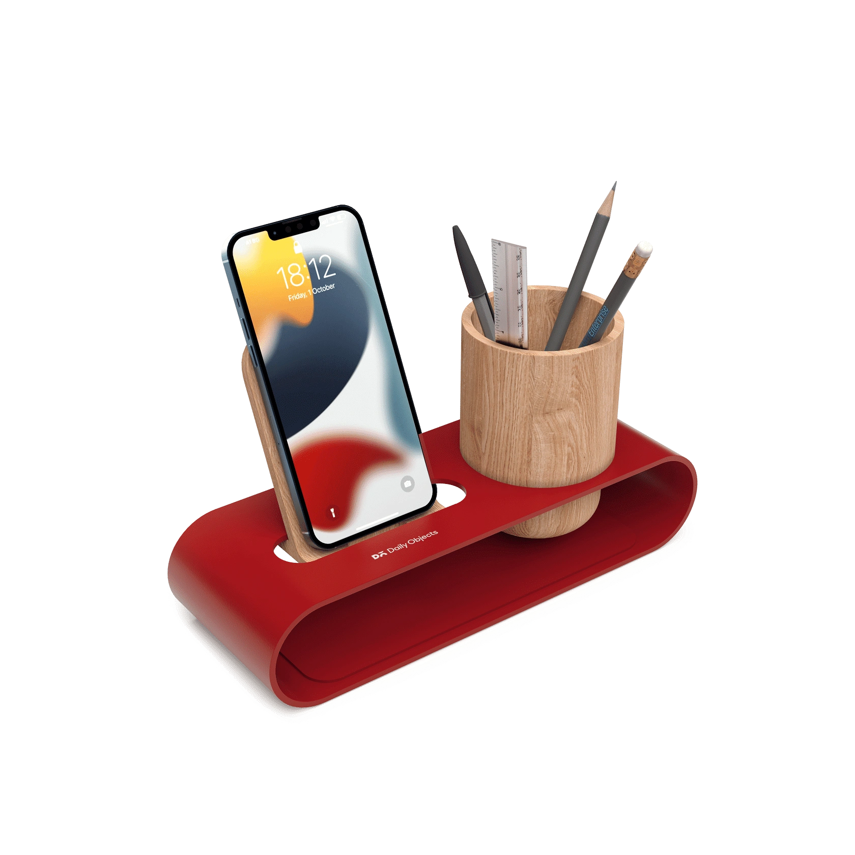 Cirque Phone and Pen Stand - Red Cirque Phone and Pen Stand - Red