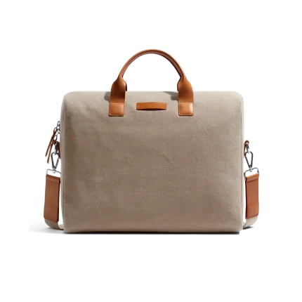 Khaki Beige City Compact Fleet Messenger Bag