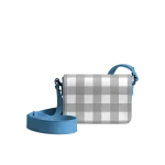 Cool Carolina Gingham Sol Box Shoulder Bag | Shop Online | KlippiK Kuwait UAE Saudi
