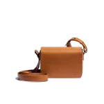 Tan - Sol Box Shoulder Bag | Online Shopping | KlippiK Kuwait UAE Saudi | Online Shopping | KlippiK Kuwait UAE Saudi