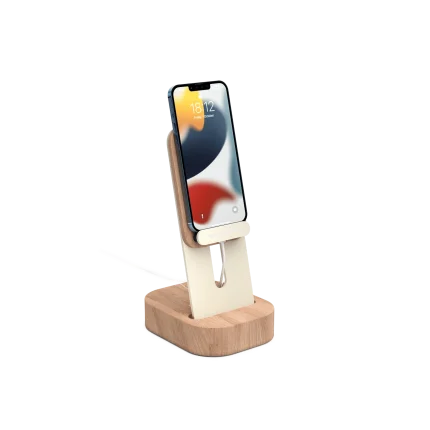 Mount Adjustable Phone Stand - Ivory White | Klippik Platform Collection | Kuwait UAE Saudi