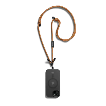 Orange Crossbody Phone Lanyard - Cord